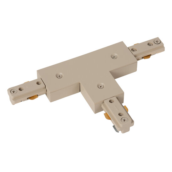 LUCIDE Lucide TRACK T-koppelstuk  B - 1-fase Railsysteem / Railverlichting - Taupe (Uitbreiding)
