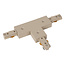 LUCIDE Lucide TRACK T-koppelstuk  B - 1-fase Railsysteem / Railverlichting - Taupe (Uitbreiding)
