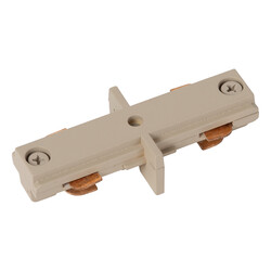 Lucide TRACK I-koppelstuk - 1-fase Railsysteem / Railverlichting - Taupe (Uitbreiding)