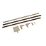 LUCIDE Lucide TRACK Starterset - 1-fase Railsysteem / Railverlichting - 2 meter - Taupe