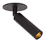 LUCIDE Lucide KEONI - Plafondspot - Ø 8 cm - LED - 1xG9 - Zwart - Essential