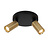 LUCIDE Lucide RITMO - Deckenstrahler - Ø 15 cm - 2xGU10 (MR11) - Matt Gold / Messing