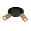 LUCIDE Lucide RITMO - Plafondspot - Ø 15 cm - 2xGU10 (MR11) - Mat Goud / Messing