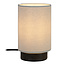 LUCIDE Lucide ALBANE - Tafellamp - Ø 12 cm - 1xE14 - Donkere Houtlook - Essential - Creëer een warme sfeer in uw huis