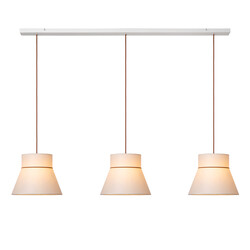 Lucide SCARLET - Hanglamp - 3xE27 - Beige - Essential