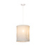 LUCIDE Lucide TISSAJA - Hanglamp - Ø 30 cm - 1xE27 - Wit - Essential