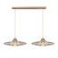 LUCIDE Lucide ELLIS - Hanglamp - 2xE27 - Taupe - Essential