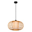 LUCIDE Lucide THULINE - Hanglamp - Ø 45 cm - 1xE27 - Lichte houtlook - Essential