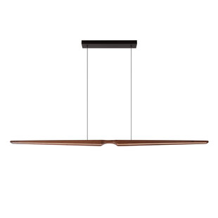 Lucide HALMSTAD - Hanglamp - LED Dimb. - CCT - 1x28W 2200K/4000K - Donkere Houtlook - Vibes