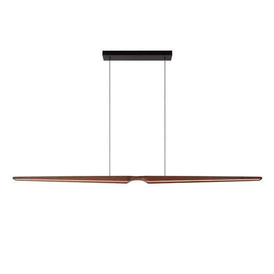LUCIDE Lucide HALMSTAD - Hanglamp - LED Dimb. - CCT - 1x28W 2200K/4000K - Donkere Houtlook - Vibes