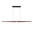 LUCIDE Lucide HALMSTAD - Hanglamp - LED Dimb. - CCT - 1x28W 2200K/4000K - Donkere Houtlook - Vibes