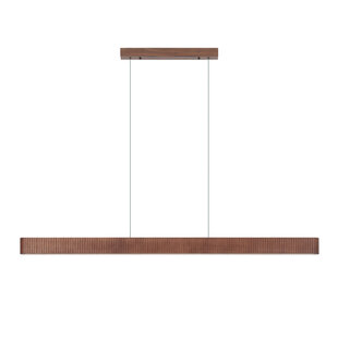 Lucide BANNISTER - Hanglamp - LED Dimb. - CCT - 1x30W 2200K/3000K - Donkere Houtlook - Vibes