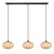 LUCIDE Lucide THULINE - Pendant Lamp - 3xE27 - Light Wood Look - Essential