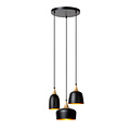 LUCIDE Lucide CHAYANNE - Hanglamp - Ø 30 cm - 3xE14 - Zwart
