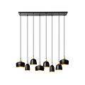 LUCIDE Lucide CHAYANNE - Pendant lamp - 8xE14 - Black