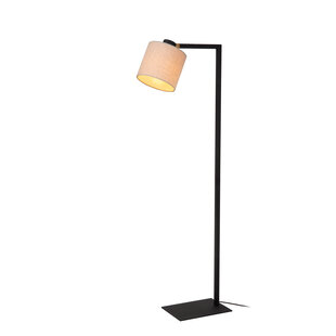 Lucide LESLEY - Vloerlamp - 1xE27 - Zwart
