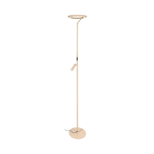 Lucide CELESTE - Vloerlamp - Ø 28 cm - LED Dimb. - 2700K - Taupe - Essential
