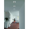 Fantasia Zoom AR111 square recessed spotlight in white aluminium, 180x180 mm, incl. AR111 LED 12.4W 2700K, 1386 lumen, dimmable