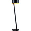 Fantasia Lámpara de pie Noma negro/oro, altura 160 cm, diámetro base 40 cm, casquillo E27 máx. 60W, sin bombilla