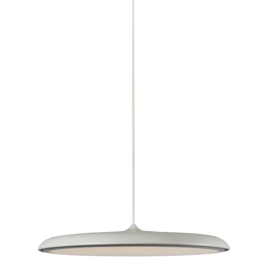 Lámpara colgante Artist beige LED redonda 24W 400mm Ø, 2268 lúmenes, 2700K blanco cálido, regulable, IP20