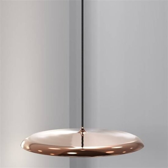 Artist pendant light beige LED round 24W 400mm Ø, 2268 lumen, 2700K warm white, dimmable, IP20