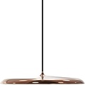 Lámpara colgante Artist beige LED redonda 24W 400mm Ø, 2268 lúmenes, 2700K blanco cálido, regulable, IP20