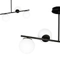 Emibig Emibig BIOR 4 BLACK - Modern ceiling lamp for stylish lighting