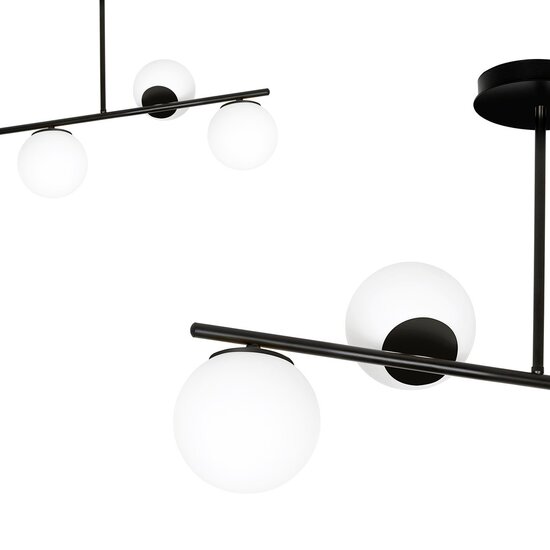 Emibig Emibig BIOR 4 BLACK - Lámpara de techo moderna para una iluminación elegante