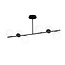 Emibig Emibig BIOR 6 BLACK - Modern ceiling lamp for stylish lighting