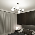 Emibig Emibig BIOR 6 BLACK - Plafonnier moderne pour un éclairage élégant