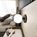 Emibig Emibig BIOR K1 BLACK - Lámpara de pared moderna para una iluminación elegante
