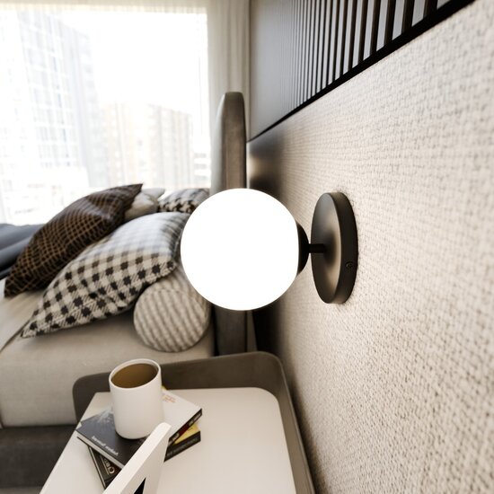 Emibig Emibig BIOR K1 BLACK - Modern wall lamp for stylish lighting