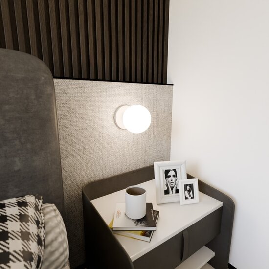 Emibig Emibig BIOR K1 WHITE - Moderne wandlamp voor sfeervolle verlichting