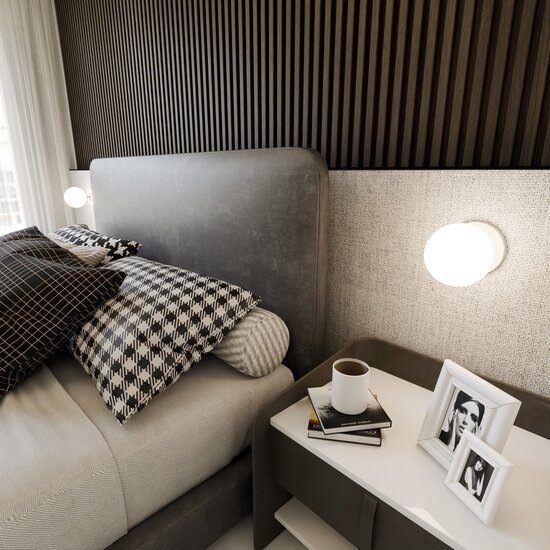 Emibig Emibig BIOR K1 WHITE - Moderne Wandlampe für stilvolle Beleuchtung