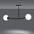 Emibig Emibig HALLDOR 2 BLACK - Modern ceiling lamp for stylish lighting