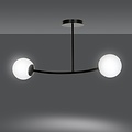 Emibig Emibig HALLDOR 2 BLACK - Modern ceiling lamp for stylish lighting