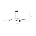 Emibig Emibig HALLDOR 4 BLACK - Lampe de plafond moderne pour un éclairage élégant