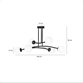 Emibig Emibig HALLDOR 6 BLACK - Lámpara de techo moderna para una iluminación elegante