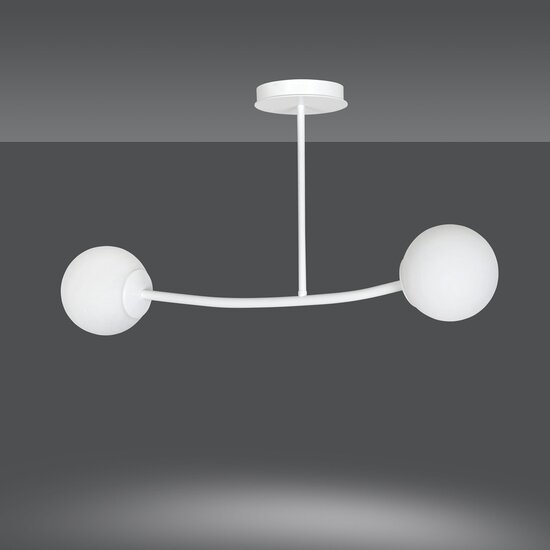 Emibig Emibig HALLDOR 2 WHITE - Plafonnier moderne pour un éclairage élégant