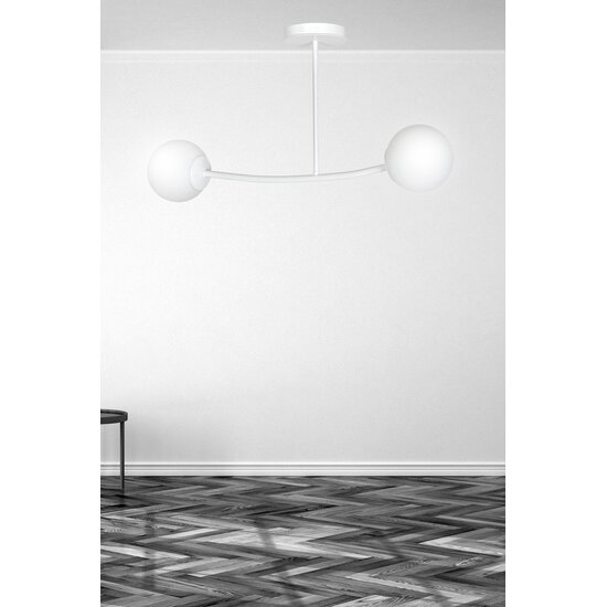 Emibig Emibig HALLDOR 2 WHITE - Modern ceiling lamp for stylish lighting