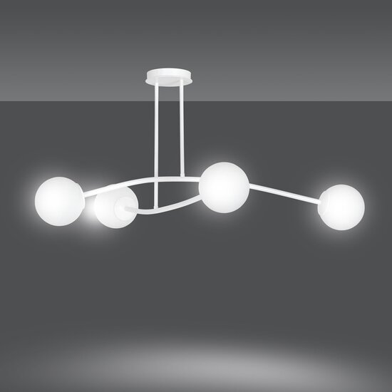 Emibig Emibig HALLDOR 4 WHITE - Moderne Deckenlampe für stilvolle Beleuchtung