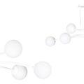 Emibig Emibig HALLDOR 6 WHITE - Moderner Deckenleuchte für stilvolle Beleuchtung