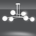 Emibig Emibig HALLDOR 6 WHITE - Modern ceiling lamp for stylish lighting
