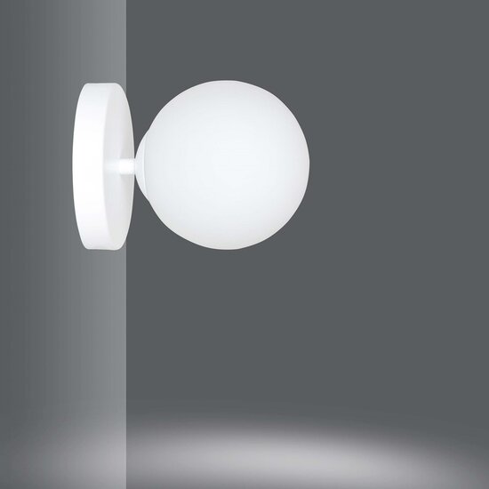 Emibig Emibig HALLDOR K1 WHITE - Modern wall lamp for stylish lighting