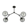 Emibig Emibig SPACE 4 BLACK/GRAFIT - Lámpara de techo moderna para una iluminación elegante