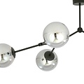 Emibig Emibig SPACE 4 BLACK/GRAFIT - Moderne plafondlamp voor sfeervolle verlichting