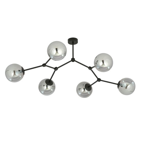 Emibig Emibig SPACE 6 BLACK/GRAFIT - Moderne Deckenlampe für stilvolle Beleuchtung