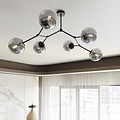 Emibig Emibig SPACE 6 BLACK/GRAFIT - Modern ceiling lamp for stylish lighting