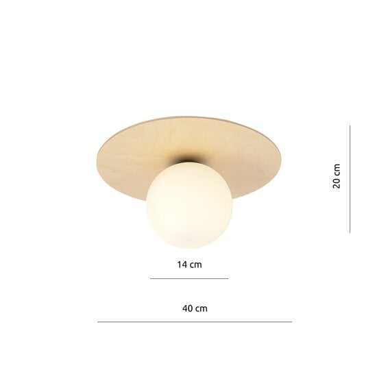 Emibig Emibig KENZO 1B - Lampe de plafond scandinave pour tous les espaces