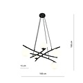 Emibig Emibig ESSA 5 OPAL - Lámpara colgante moderna para una atmósfera elegante